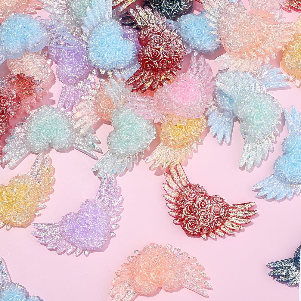 Luminous Love Wing Resin Patches