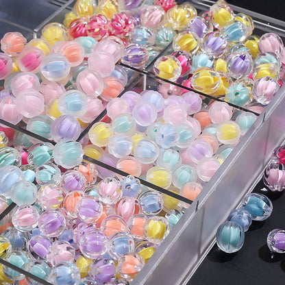 Acrylic Pumpkin Beads