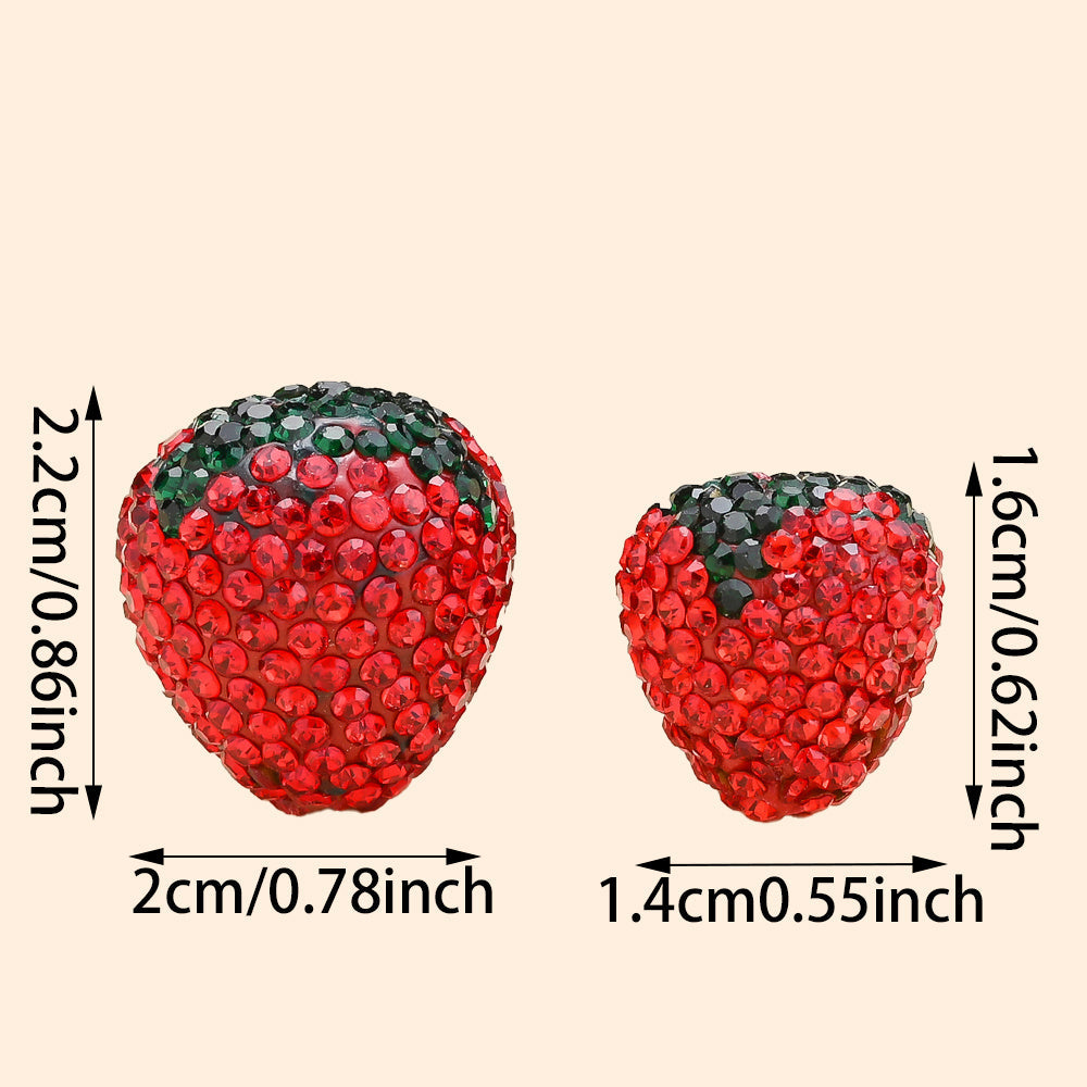 Strawberry Soft Clay Beads