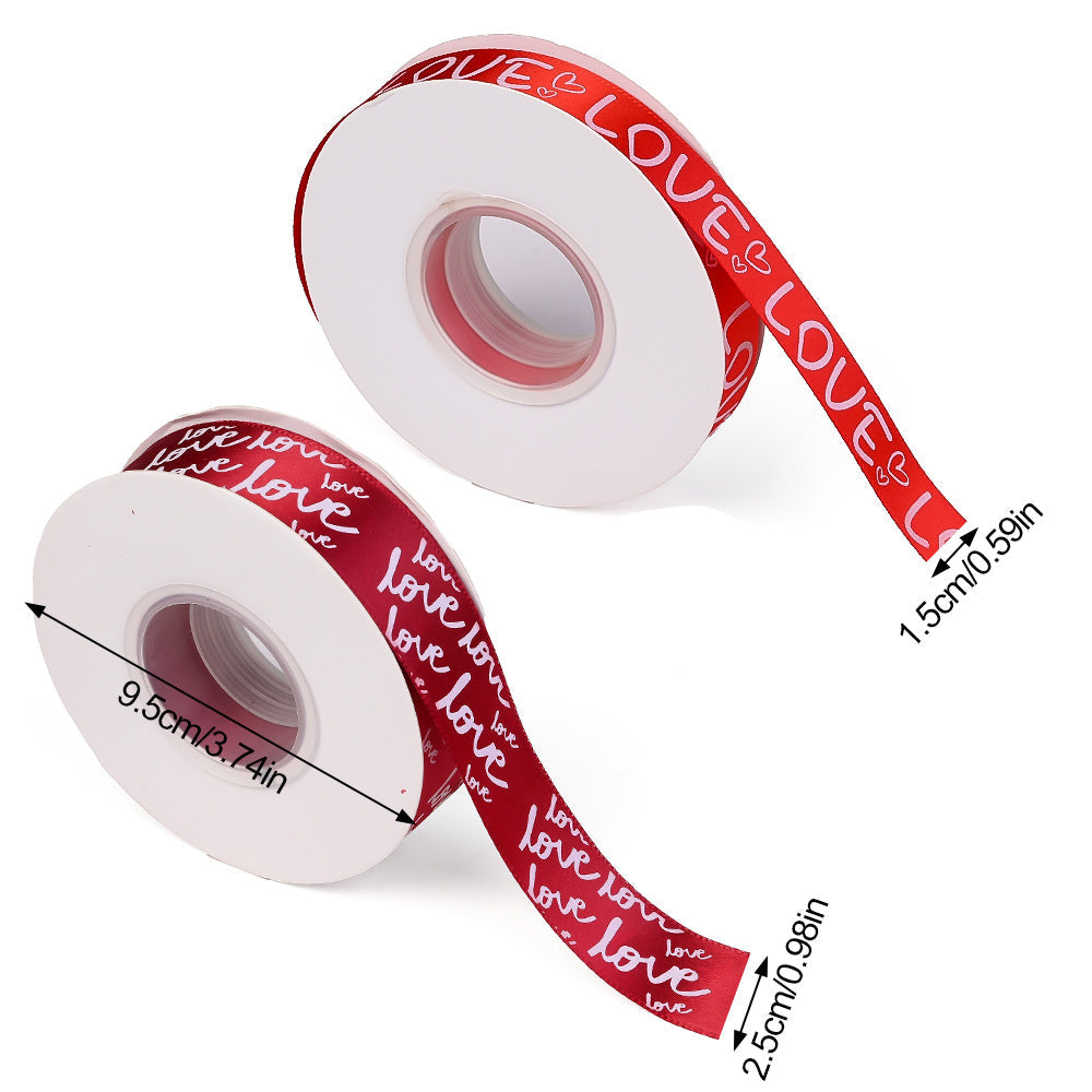 Love Heart Grosgrain Ribbon