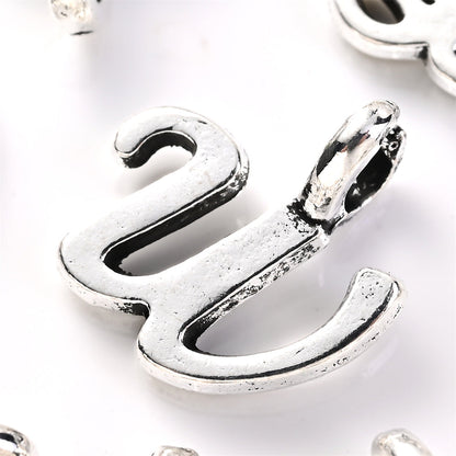A-Z Alloy Letter Pendant Charms