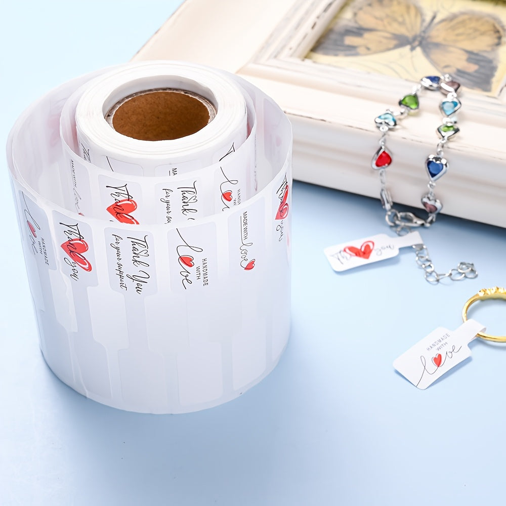 White Love Jewelry Price Labels