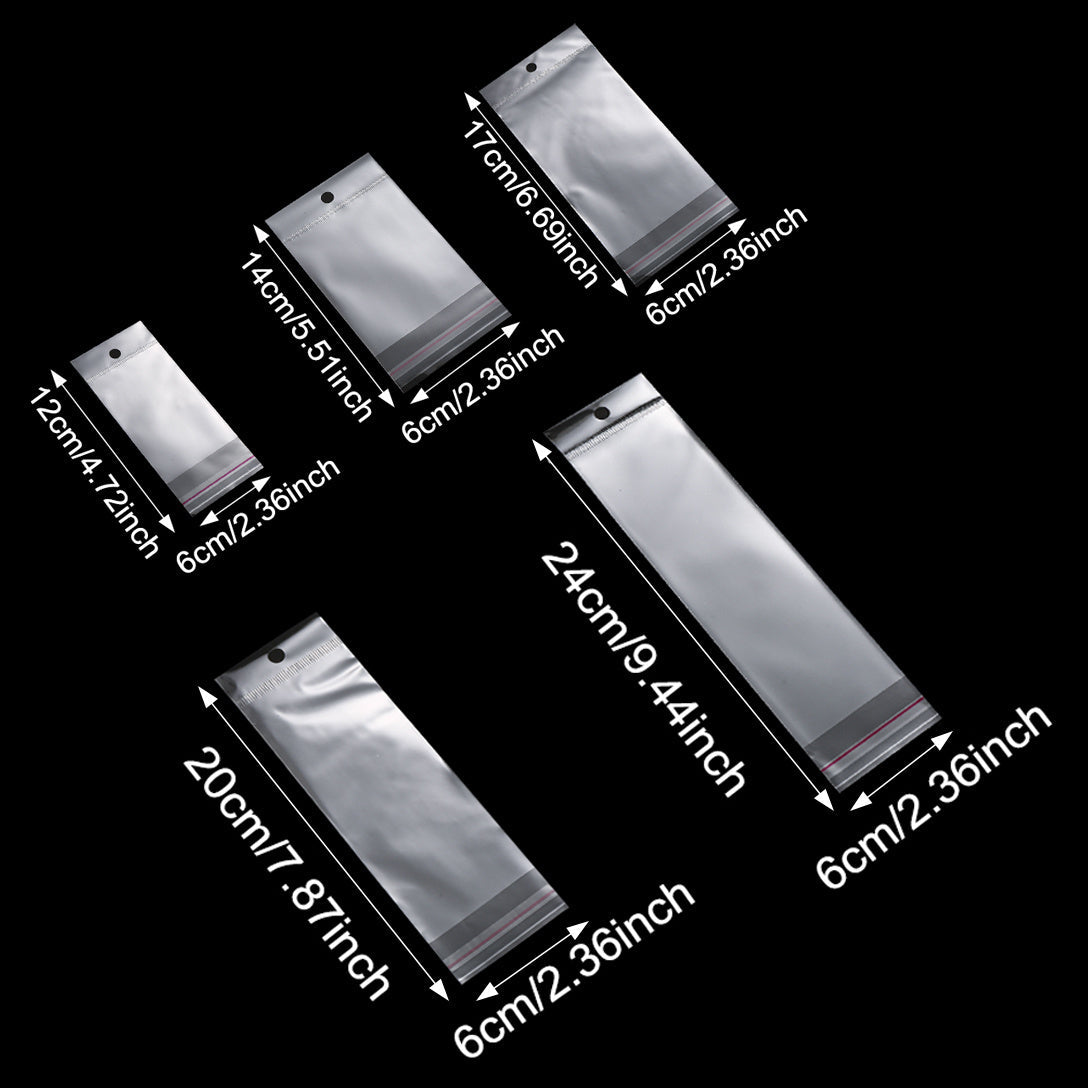 Self-Adhesive Clear OPP Jewelry Packaging Bags