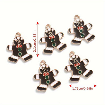 Mixed Metal Christmas Pendants