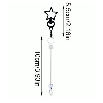 Star Shaped Beadable Keychain Set