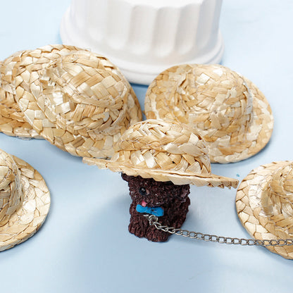 Mini Woven Straw Hats