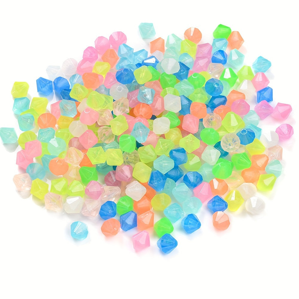 Luminous Rhombus Acrylic Beads