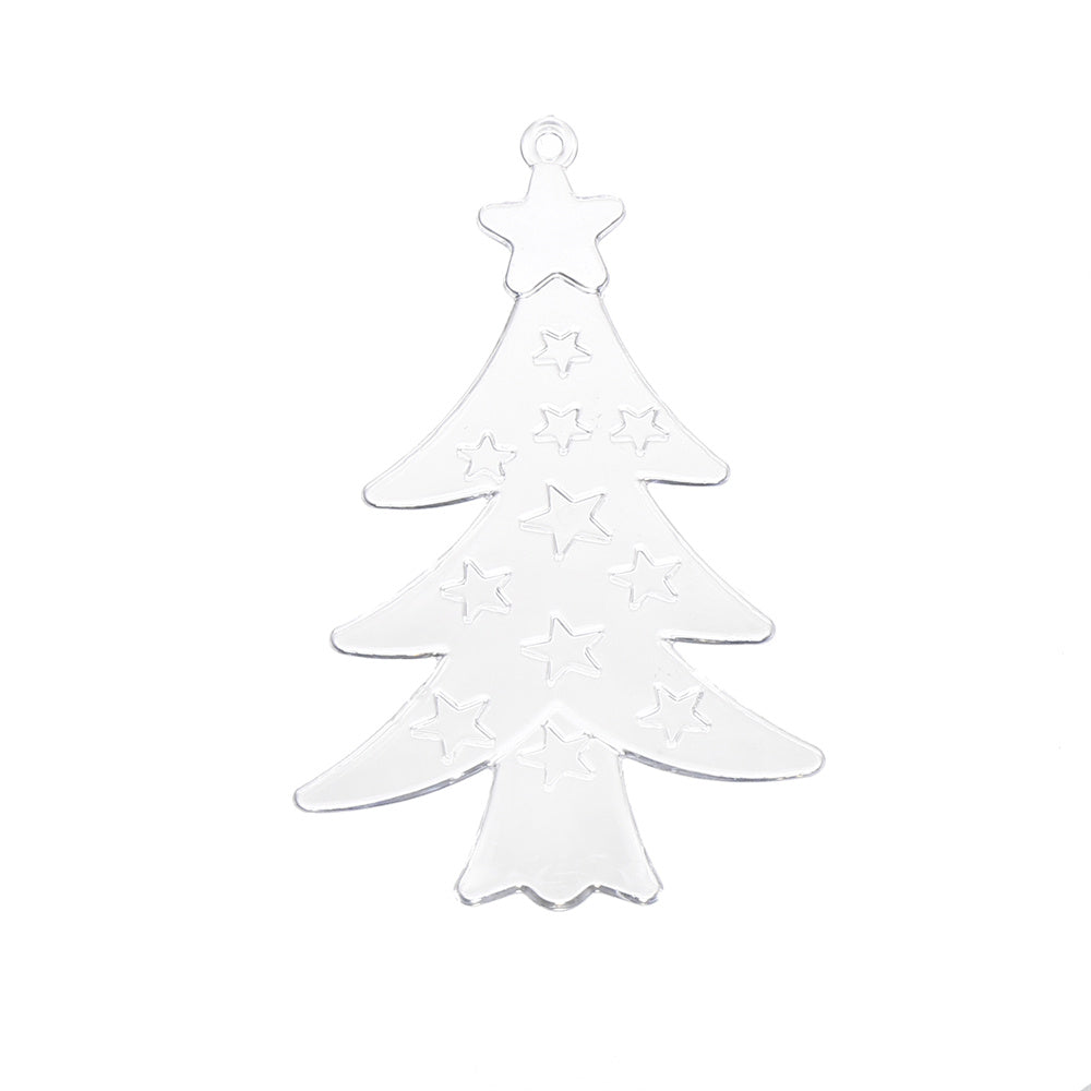 Clear Acrylic Christmas Decorative Accessories