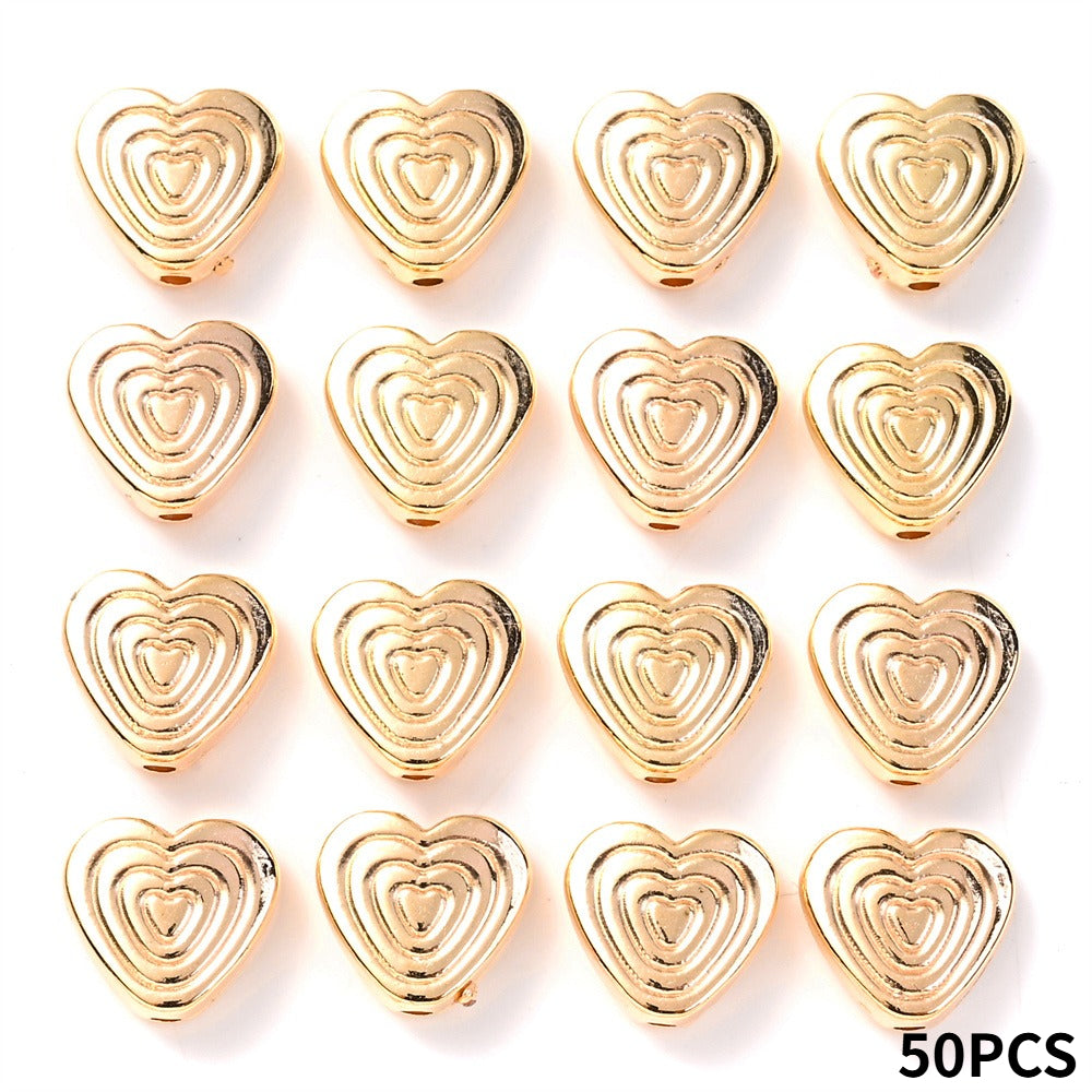 CCB Heart Spacer Beads