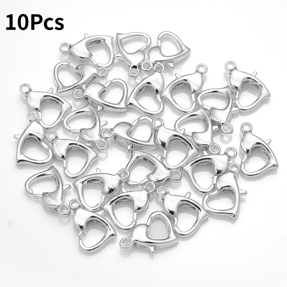 Heart Alloy Lobster Clasps