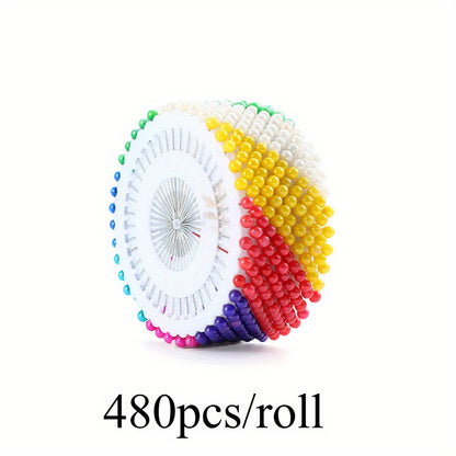 480-Piece Large Head Sewing & Craft Pins