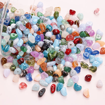 Mixed Color Irregular Acrylic Loose Beads