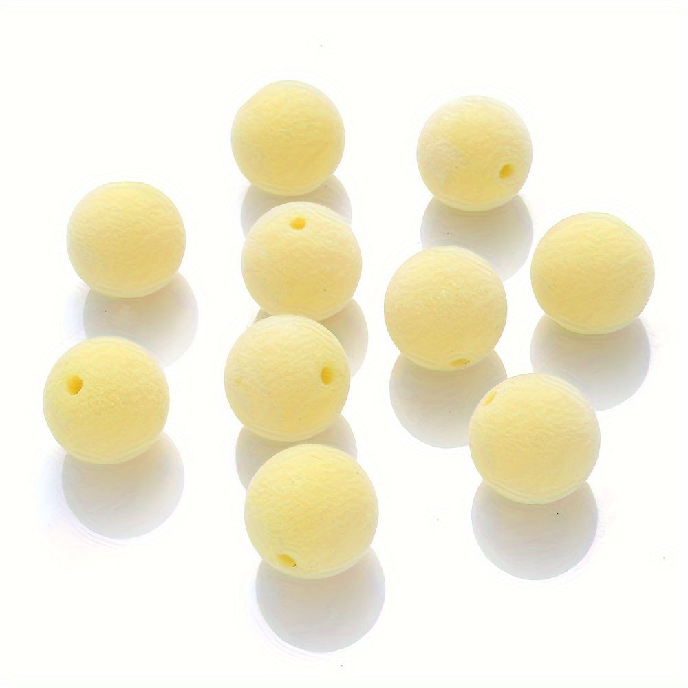 Fleece Pompom Acrylic Beads
