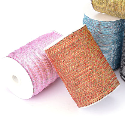 Grey Glitter Ribbon
