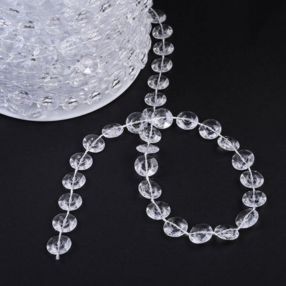 10m 10mm Transparent Acrylic Bead Chain Roll