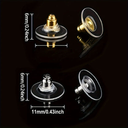 Bullet Clutch Earring Backs with Pads