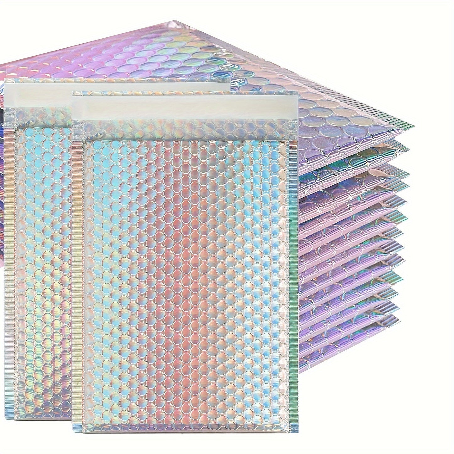 10-Piece Self-Adhesive Bubble Bags