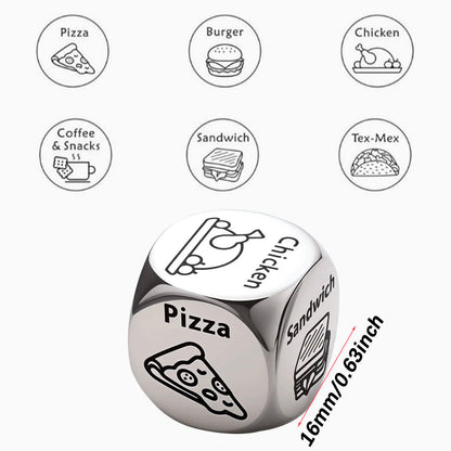 Stainless Steel Decision Making Dice Set