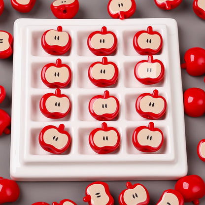 Semi-Apple Acrylic Beads