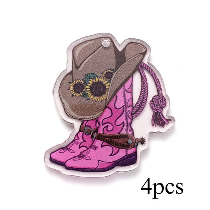 Cowboy Series Acrylic Charms