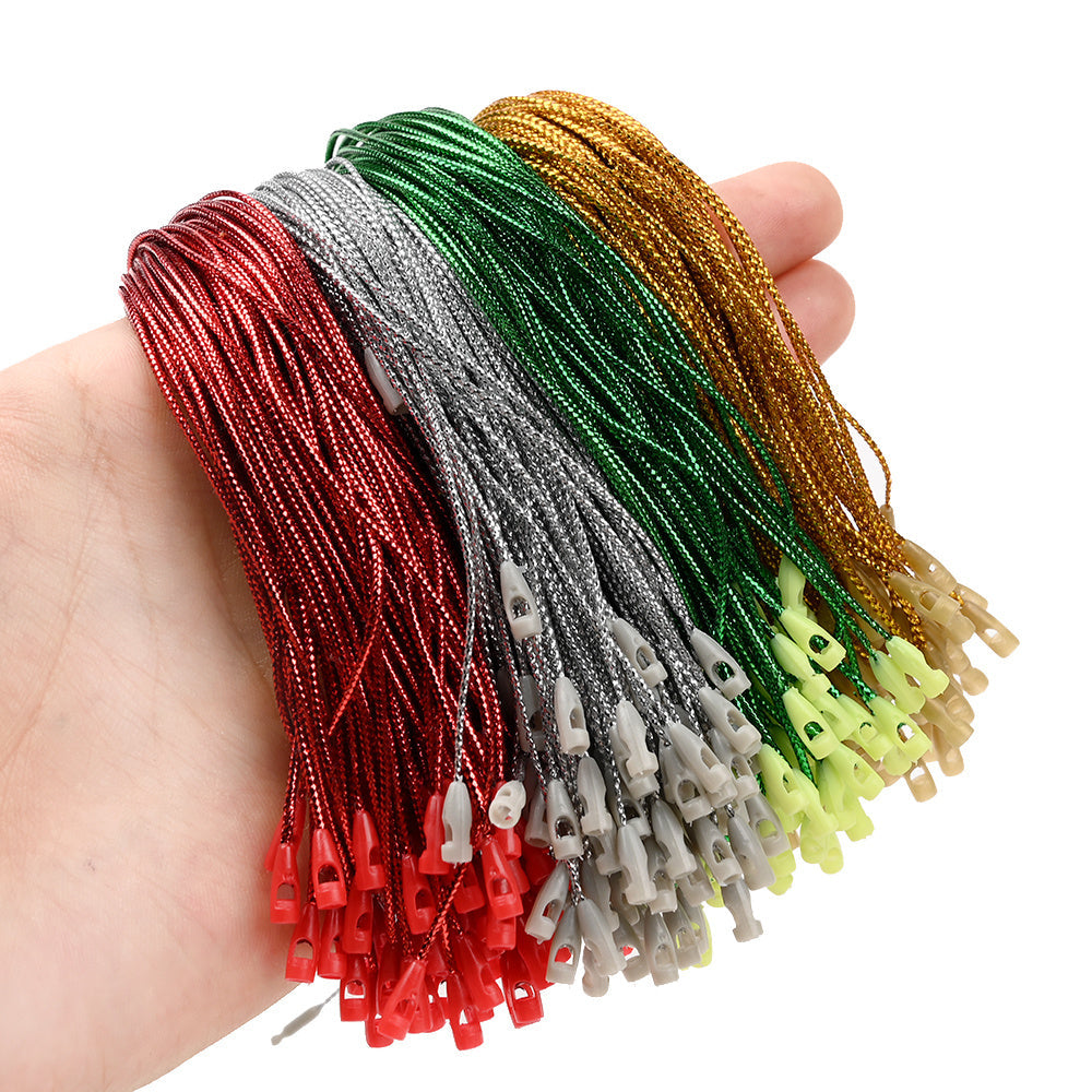 100PCS 20cm Christmas Ornament Hanging Cord Set