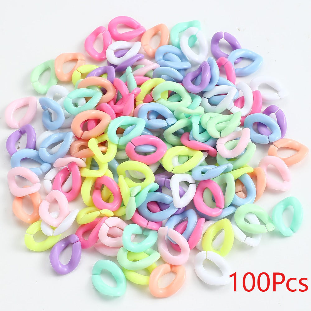 Solid Color Acrylic Chain Clasps