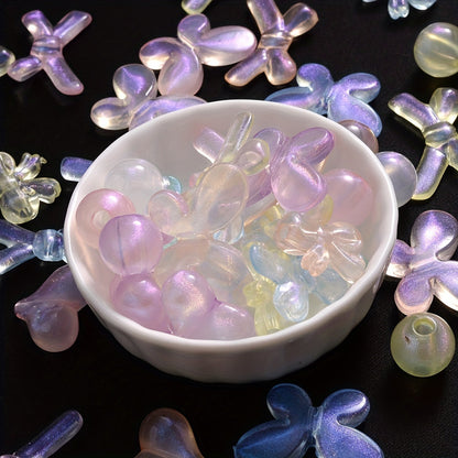 Butterfly Shape Acrylic Spacer Beads