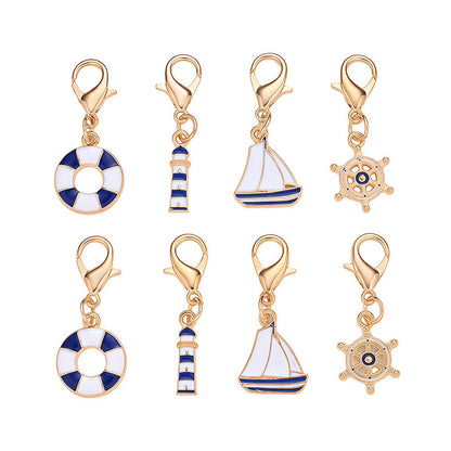 Nautical Enamel Pendant Charms
