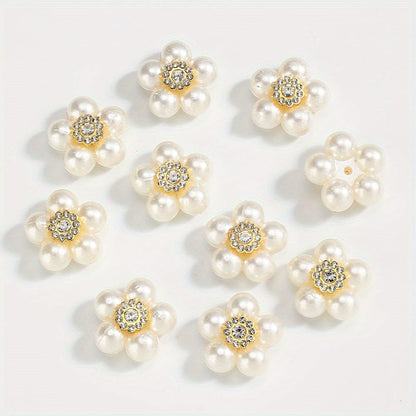 20 mm Five-Petal Flower Acrylic Patches