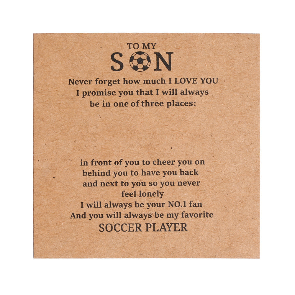 100PCS Football Theme Kraft Paper Card Set