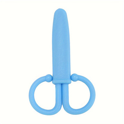 1PC 6×9.5cm Stainless Steel Mini Scissors with Protective Cover