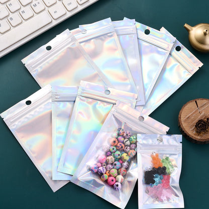Holographic Resealable Packaging Bags