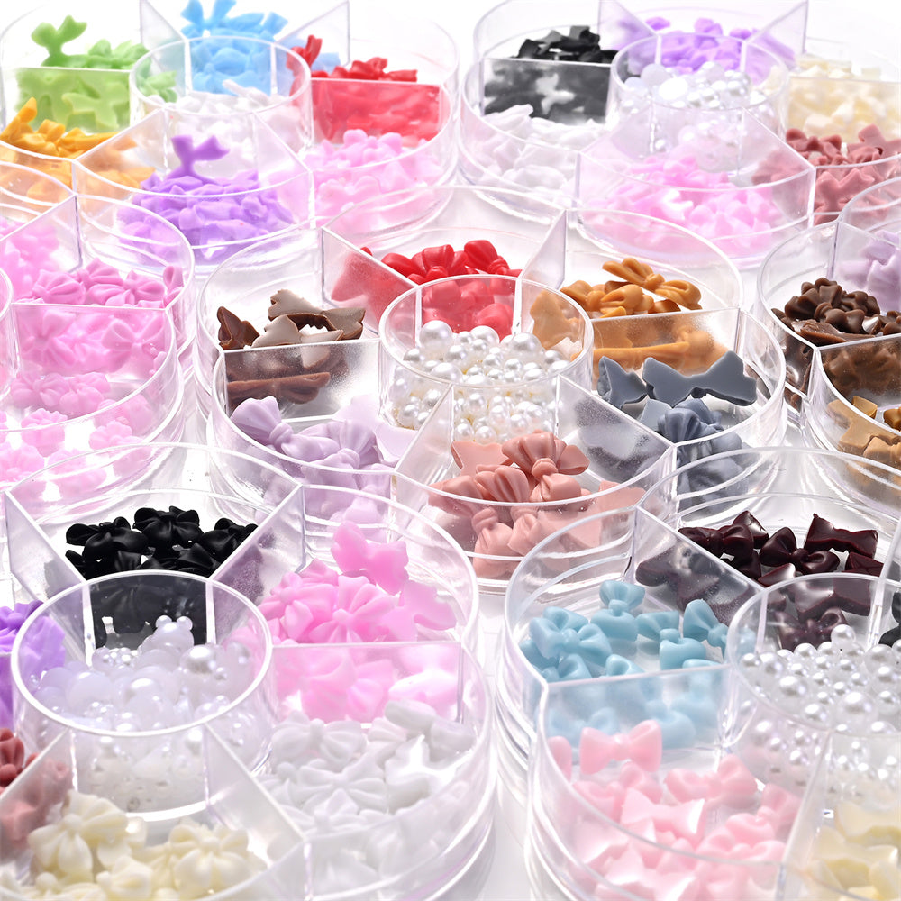 Bow Decorative Beads Set