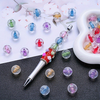 Starfish Heart Acrylic Beads