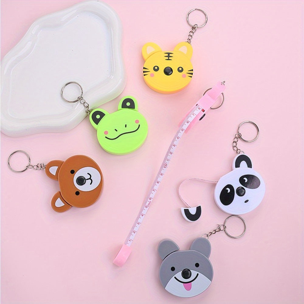 1PC 11.5×5.8cm Animal Series Mini Soft Measuring Tape