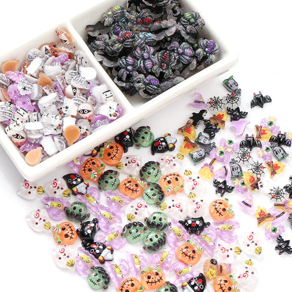 Halloween Resin Patch Beads Set
