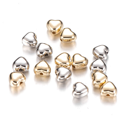 6 mm Love CCB Coated Spacer Beads