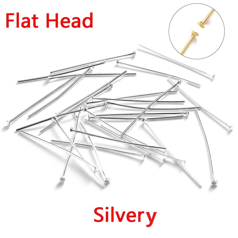 Metal Flat Head Pins