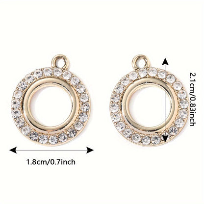 5PCS Gold-Tone Cosmic Moon & Star Pendant Set