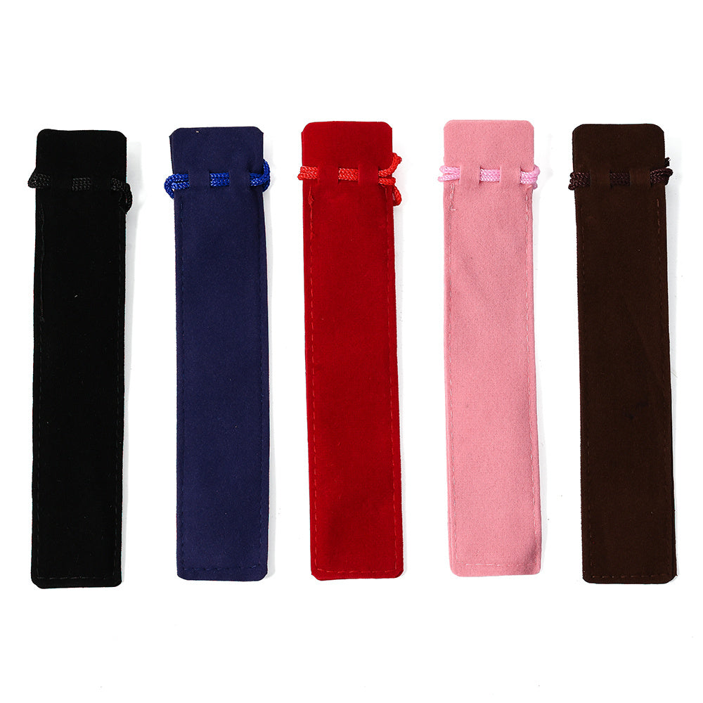 17.5x3.5 cm Flannel Pencil Storage Bags
