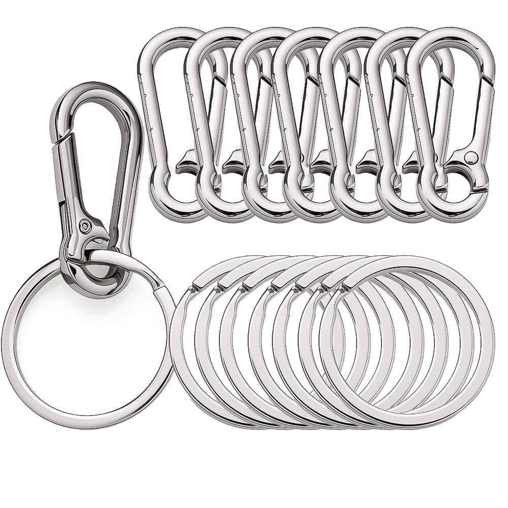 Zinc Alloy Metal Keychain Set