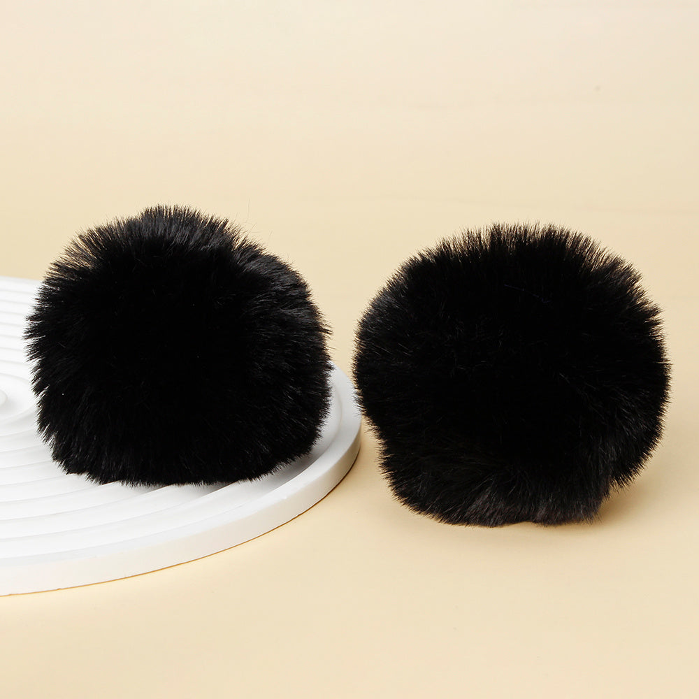 Fashion Multicolored Faux Rabbit Fur Plush Balls