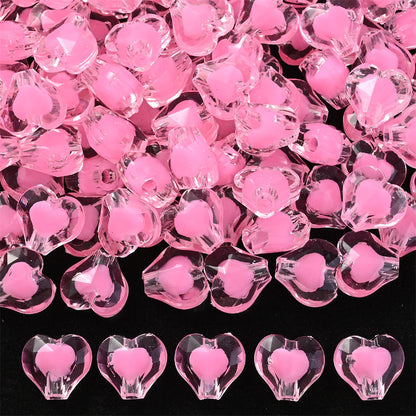 Acrylic Sweet Love AB Beads