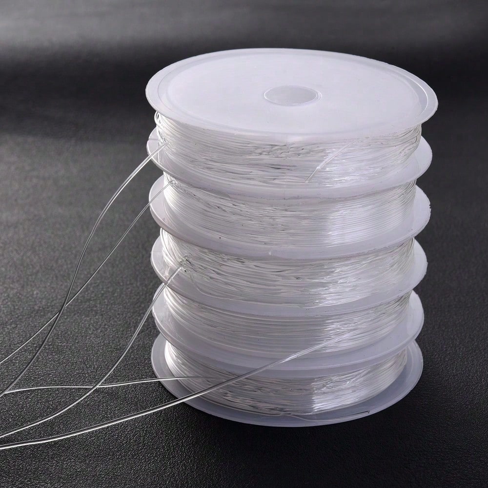 2PCS Transparent Crystal Elastic Beading Cord Set