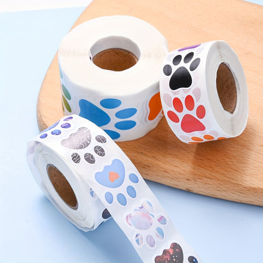 Animal Footprint Decorative Stickers