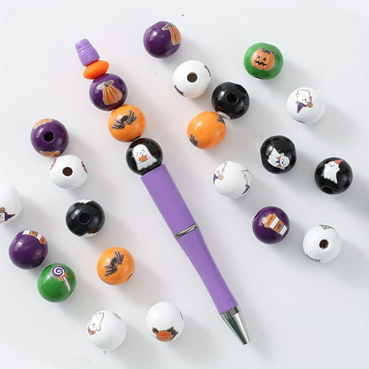 Halloween Wooden Beads