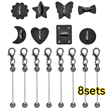 DIY Keychain Making Kit with Flatback Charms