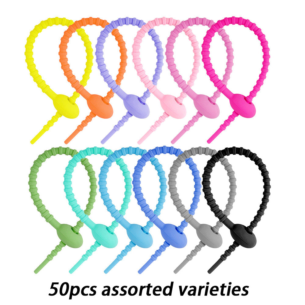18 cm Silicone Reusable Cable Ties