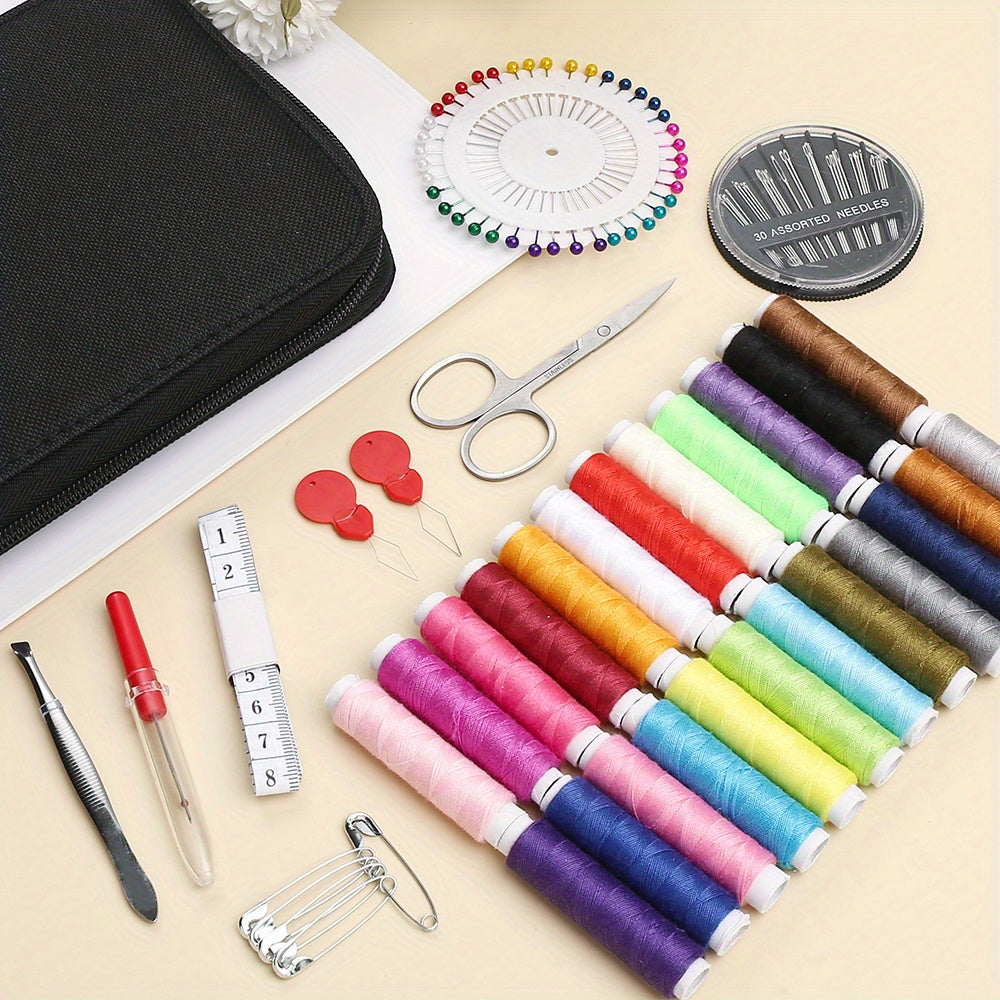 130-Piece Sewing Kit with Storage Case