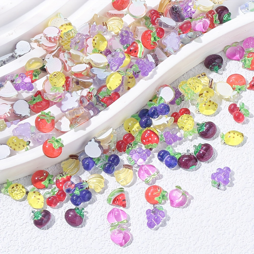Mixed Fruit Acrylic Charms